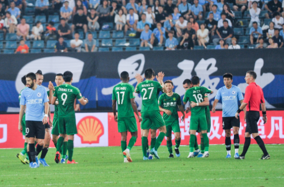 中超-国安2-0战胜一方返次席与恒大仅差5分 巴顿张玉宁破门