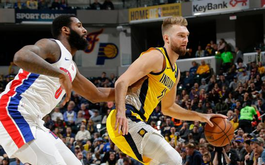 NBA常规赛-7人上双步行者拔活塞得连胜 小萨17+14+6庄神15+13