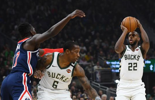 NBA常规赛-雄鹿顶翻奇才豪取9连胜 米德尔顿51+10比尔47+6