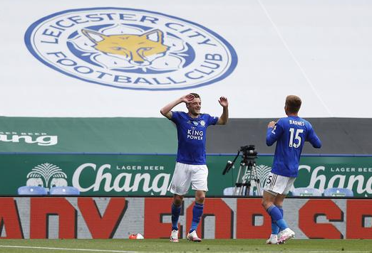 英超-瓦尔迪英超百球伊希纳乔破门 莱斯特3-0水晶宫