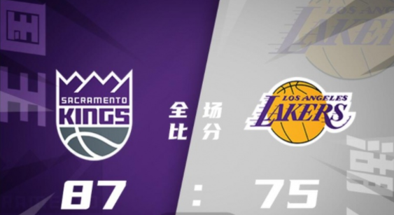 NBA加州赛-穆雷24+7 麦考伊15分 国王87-75轻取湖人获全胜