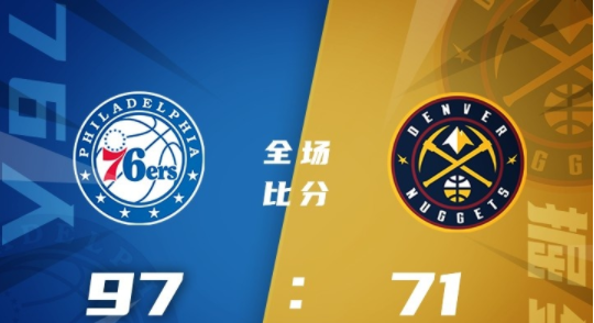 NBA夏联-奎恩17+5+5 里勒18分 乔14+5 76人97-71轻取掘金