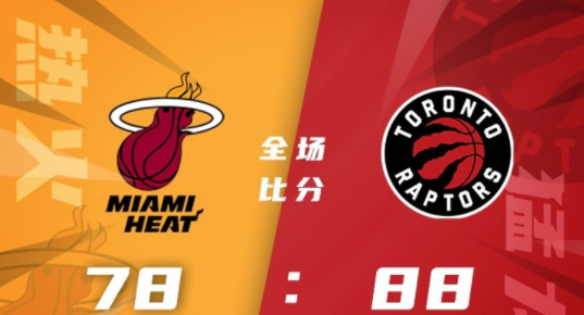 NBA夏联-班顿18+6 道丁16+8+5 奥曼17+5 猛龙88-78力克热火