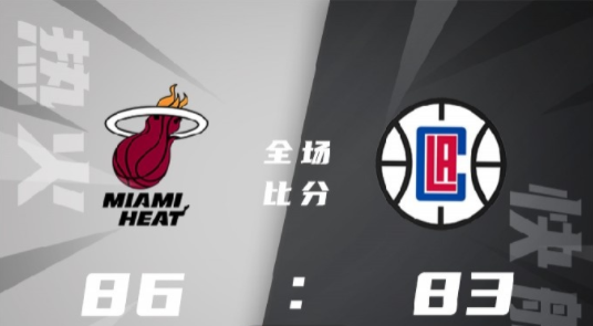 NBA夏联-奥曼26+7+6 史密斯22分 斯克拉布16+6 热火86-83逆转快船