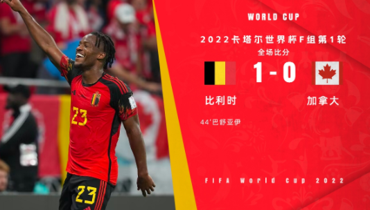 世界杯-比利时1-0加拿大取开门红 库尔图瓦扑点巴舒亚伊制胜球