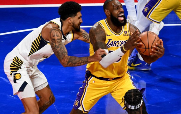 NBA-詹姆斯24+11浓眉41+20 湖人123-109擒步行者拿下首届锦标赛冠军 