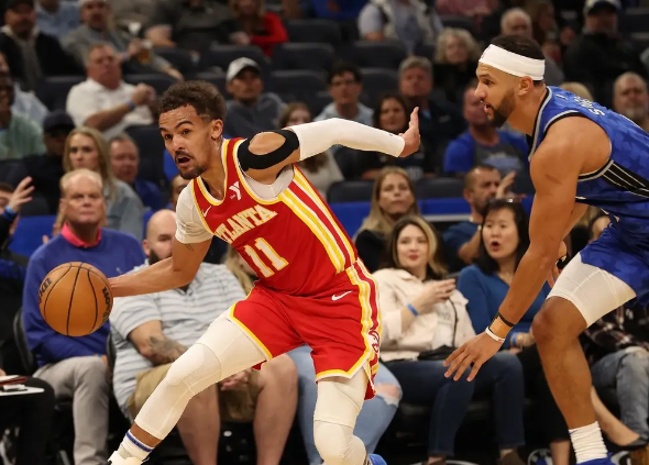 NBA-特雷-杨空砍31分班切罗35+10 魔术六人上双加时117-110胜老鹰 