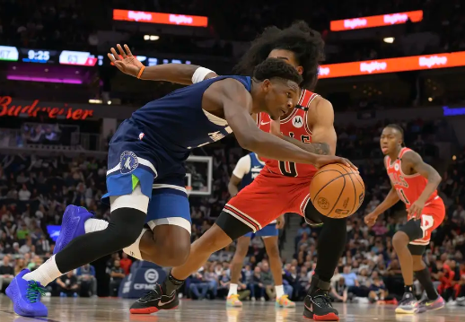 NBA-爱德华兹爆砍49分 怀特20分 里德两双 森林狼胜公牛