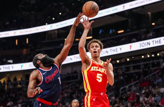NBA-哈登25+8+7 伦纳德25+6 杨17分 快船终结老鹰4连胜