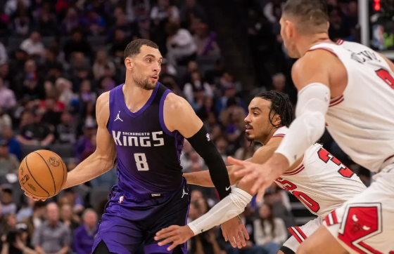 NBA-武切维奇24+14 拉文战旧主低迷 蒙克34分 国王不敌公牛
