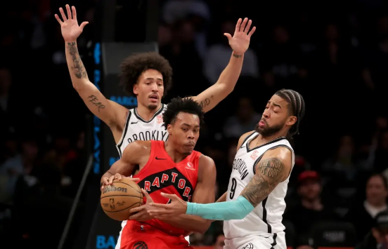 NBA-巴恩斯15分 克拉克斯顿22+11 猛龙大胜送篮网5连败