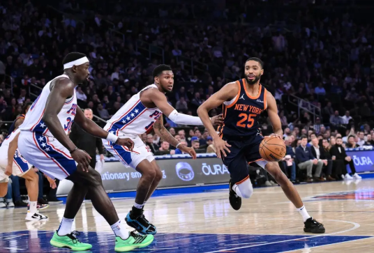 NBA-阿奴诺比27分 罗宾逊14+14 尼克斯送76人9连败