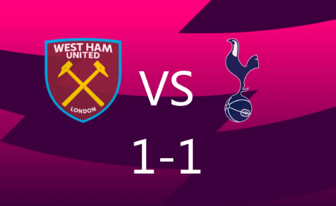 英超-热刺1-1客平西汉姆，奥多贝尔首球，帕奎塔疑似染黄落泪