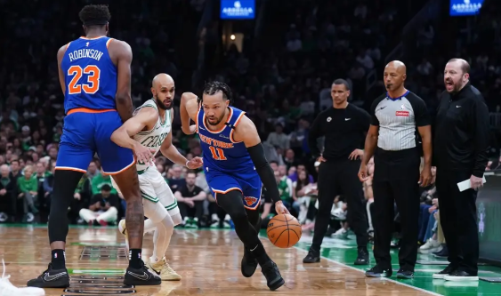 NBA-布伦森&OG合砍58分 塔图姆23+16 尼克斯胜绿军1-0