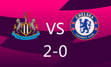 英超-十人切尔西0-2纽卡仍居第五 托纳利闪击纽卡暂升第三