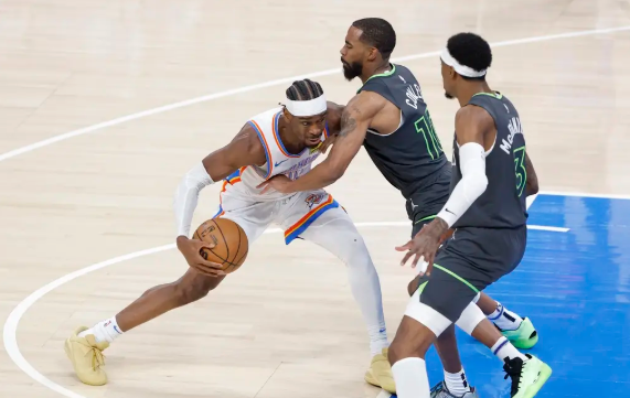 NBA-亚历山大31+9 爱德华兹仅18分 雷霆擒森林狼西决开门红