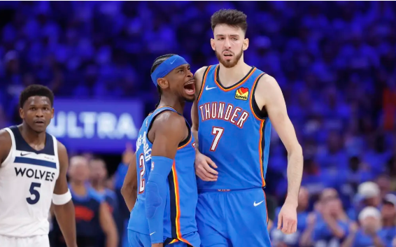 NBA-亚历山大38分 华子32+9 雷霆再胜森林狼总分2-0