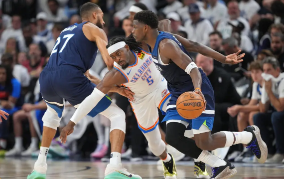 NBA-华子30+9 亚历山大仅14分 森林狼狂胜雷霆总分1-2
