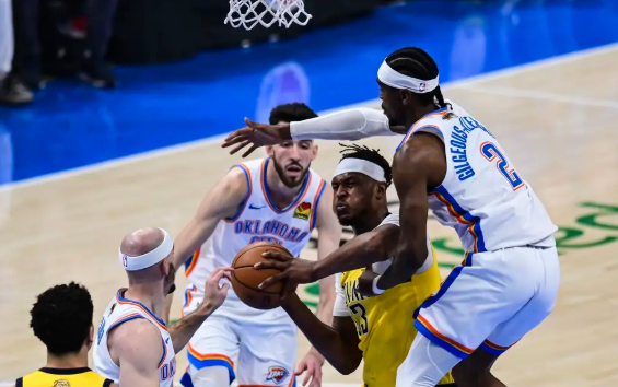 NBA-亚历山大31+10 杰伦40分 雷霆胜步行者拿到冠军点